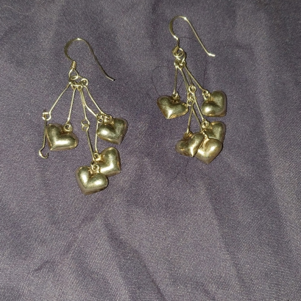 Dangle Heart Earrings